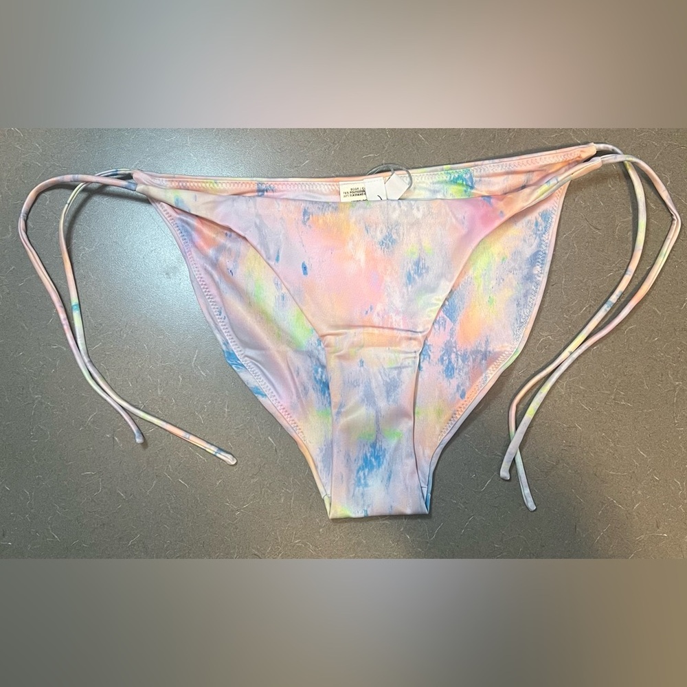 Peixoto Tonie Full Bottom Women's Large Swim Multicolor Side Ties NWT